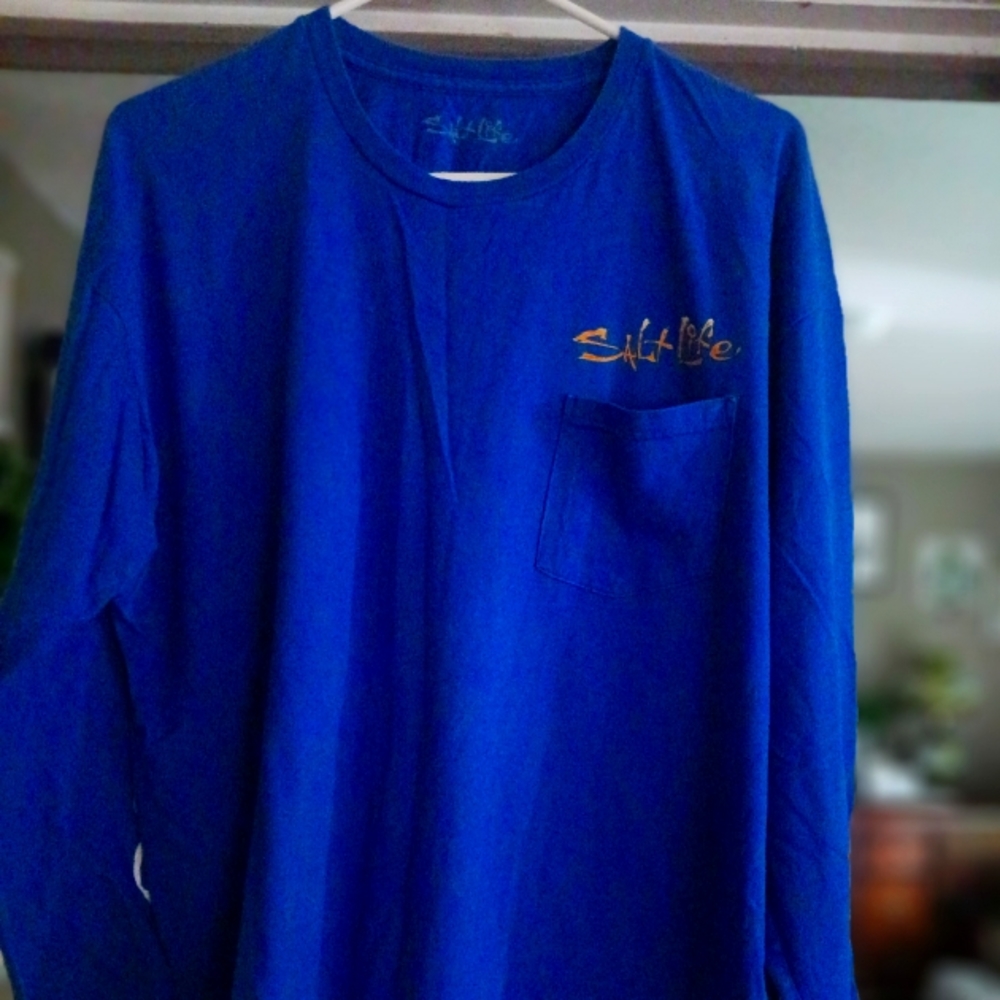 Salt life long sleeve tee